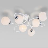 Потолочная люстра Eurosvet Tulia 30136/6 белый фото Потолочная люстра Eurosvet Tulia 30136/6 белый. Фото №1