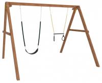 Качели детские Р911-25, коричневый фото Качели детские Р911-25, коричневый. Фото №1