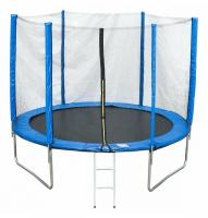 Батут AL-out244 2440 мм, серый, синий фото Батут AL-out244 2440 мм, серый, синий. Фото №1