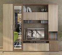 Алегро СТЛ.111.02 Стенка Ясень шимо тёмный/Ясень шимо светлый