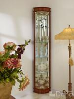 Витрина угловая №781  пекан Витрина угловая №781  пекан