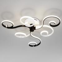 Потолочная люстра Eurosvet Friori 90149/3 белый/черный фото Потолочная люстра Eurosvet Friori 90149/3 белый/черный. Фото №1