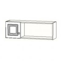 Полка навесная с дверкой АЙС фото Полка навесная с дверкой АЙС. Фото №1