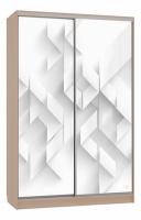 Рио 7-600 59 (полки справа) дуб млечный фото Рио 7-600 59 (полки справа) дуб млечный