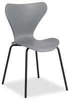 Стул Jacobsen  (mod DC 102)  пластик/металл, 50 х 46 х 82 см , серый 024/черный  (поставляется по 4 шт) фото Стул Jacobsen  (mod DC 102)  пластик/металл, 50 х 46 х 82 см , серый 024/черный  (поставляется по 4 шт). Фото №1