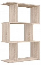 Стеллаж Polini Home Smart, древесина коричневая светлая дуб. Фото