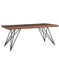 Стол T-1078 орех/матовый черный фото Стол T-1078 орех/матовый черный. Фото №1