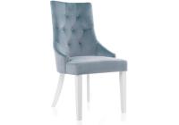 Стул деревянный Elegance white / blue фото Стул деревянный Elegance white / blue