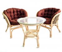 Комплект Багама дуэт с коричневыми подушками фото Комплект Багама дуэт с коричневыми подушками. Фото №1