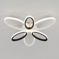 Потолочная люстра Eurosvet Blade 90137/6 белый/чёрный 65W фото Потолочная люстра Eurosvet Blade 90137/6 белый/чёрный 65W. Фото №1