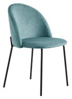 Стул C-962  Marine зеленый/матовый черный