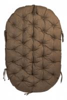 23/02 Матрац для кресла Мамасан ткань, коричневый, 3М7-147 23/02 Матрац для кресла Мамасан ткань, коричневый, 3М7-147. Фото №1