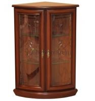 Шкаф для посуды угловой Милан 5 (стеклянные фасады)