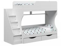 Кровать двухъярусная Р443, белый фото Кровать двухъярусная Р443, белый. Фото №1