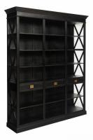 Библиотека Secret de Maison BLACK LABEL (mod. WA-0016) дерево акация, манго, мдф, 234*50*190см, черный фото Библиотека Secret de Maison BLACK LABEL (mod. WA-0016) дерево акация, манго, мдф, 234*50*190см, черный. Фото №1