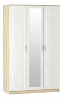 (Сильва) НМ 040.33 Шкаф Оливия / дуб сонома / белый. Фото №1