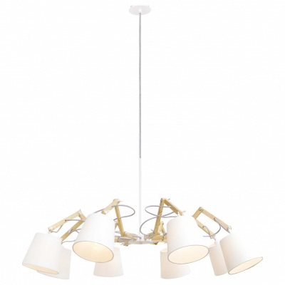 Подвесная люстра Arte Lamp Pinocchio A5700LM-8WH. Фото