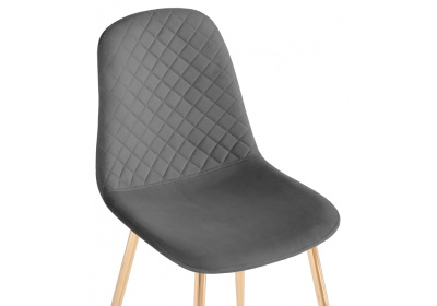 Стул Dabl dark gray / gold. Фото №5