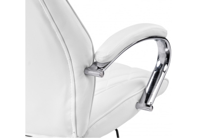 Компьютерное кресло Monte белое. Фото