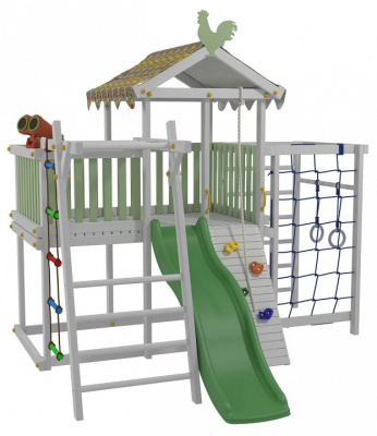 Комплекс игровой ДК2Б, бирюзовый, серый фото Комплекс игровой ДК2Б, бирюзовый, серый. Фото №5