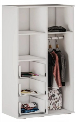 Тумба комбинированная Трио,белый фото Тумба комбинированная Трио,белый. Фото №3