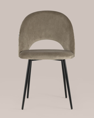 Стул Меган велюр с ромбами капучино фото Стул Меган велюр с ромбами капучино. Фото №5