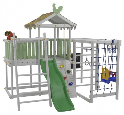 Комплекс игровой ДК1Б, бирюзовый, серый. Фото №5