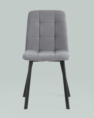 Стул Oliver Square велюр серый. Фото №5