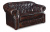 Диван B-128 лавсит (2-х местный) коричневый. Фото №4