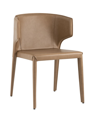 Стул Арманд экокожа коричневый. Фото