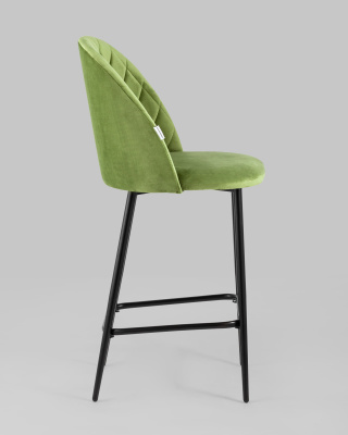 Стул полубарный Марсель велюр травяной фото Стул полубарный Марсель велюр травяной. Фото №4