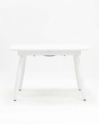 Стол обеденный Чикаго раскладной 120-160*90 белый фото Стол обеденный Чикаго раскладной 120-160*90 белый. Фото №4