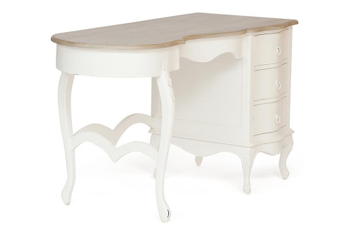 Письменный стол Secret De Maison Pierre (mod. DESK PR 18) (Натуральный минди/butter white (слоновая кость). Фото №1