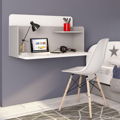 Стол навесной Polini Kids Mirum, белый фото Стол навесной Polini Kids Mirum, белый. Фото №3