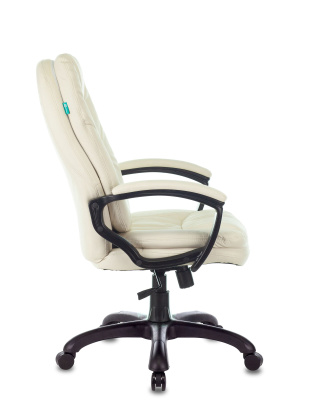 Кресло руководителя Бюрократ CH-868N слоновая кость OR-10 эко.кожа крестовина пластик. Фото №5