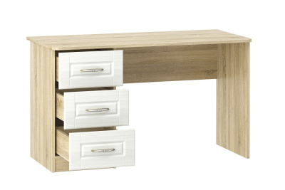 Оливия НМ 011.47-01 М2 Письменный стол Белое дерево, Дуб Сонома. Фото №2