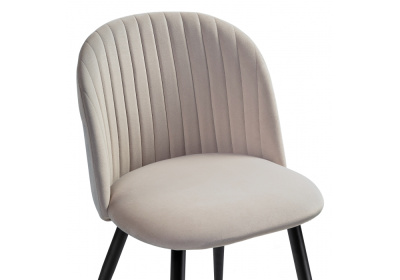 Стул Gabi 1 latte / black. Фото