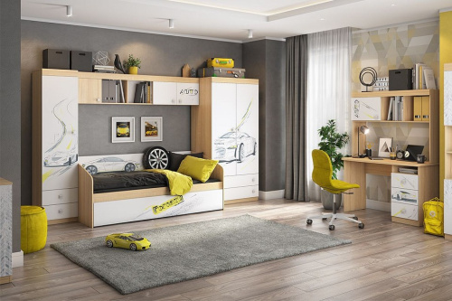 Форсаж Стол дуб сонома/белый. Фото №2