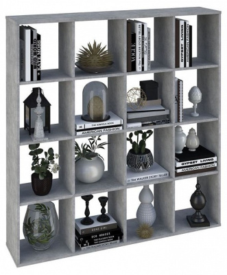 Стеллаж Polini Home Smart, серый. Фото