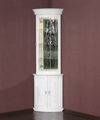 Витрина угловая Милан 6-01 фото Витрина угловая Милан 6-01. Фото