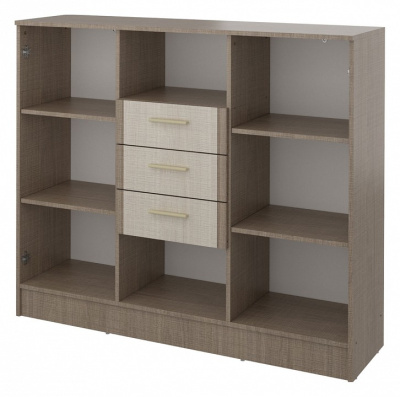 Юта СТЛ.359.07 Комод Крослайн карамель/Латте фото Юта СТЛ.359.07 Комод Крослайн карамель/Латте. Фото №2