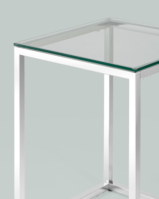 Журнальный стол 40*40 ТАУН серебро фото Журнальный стол 40*40 ТАУН серебро. Фото №5