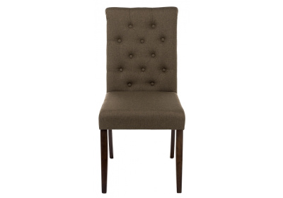 Стул деревянный Amelia dark walnut / fabric brown фото Стул деревянный Amelia dark walnut / fabric brown. Фото №2