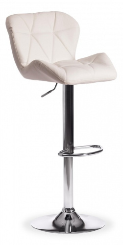 Стул барный BIAGGIO (mod. KY717) металл/экокожа, 44*50*83-103 см, белый/хром (поставляется по 2 шт) фото Стул барный BIAGGIO (mod. KY717) металл/экокожа, 44*50*83-103 см, белый/хром (поставляется по 2 шт). Фото №1