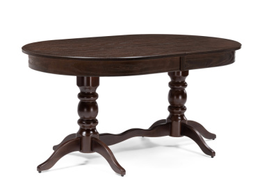 Стол деревянный Дейвер 160(220)х100 орех темный фото Стол деревянный Дейвер 160(220)х100 орех темный. Фото №2