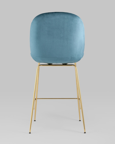 Стул полубарный Beetle со спинкой маренго. Фото №6