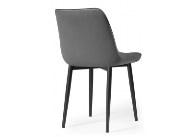 Стул Седа темно-серый / черный фото Стул Седа темно-серый / черный. Фото №4