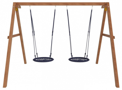 Качели детские Р911-28, коричневый фото Качели детские Р911-28, коричневый. Фото №4