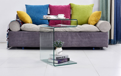 Стол журнальный F-C601 прозрачный. Фото №3