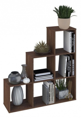 Стеллаж Polini Home Smart, коричневый. Фото №4